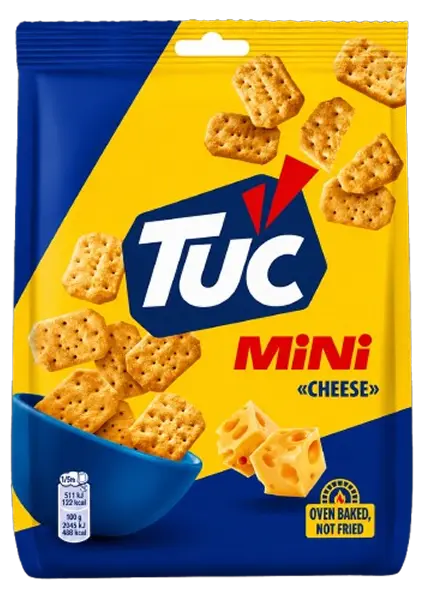 TUC Mini cheese crackers — pack shot